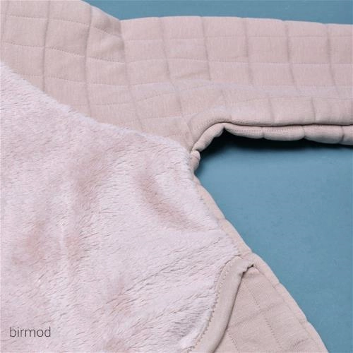 سرهمی جلو خز دار شطرنجی اورجینال کارامل ترکیه