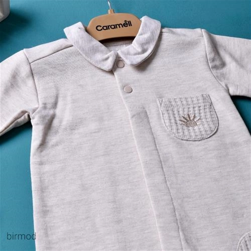 سرهم نرم یقه پسرانه کرم اورجینال کارامل ترکیه 1426