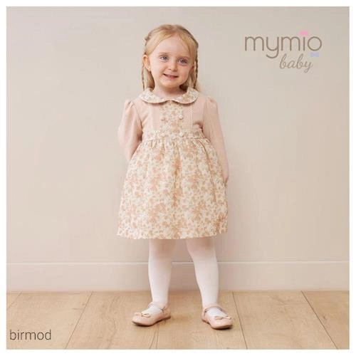 پیراهنی یقه ب ب گل دار مای میو 4138 اورجینال ترکیه