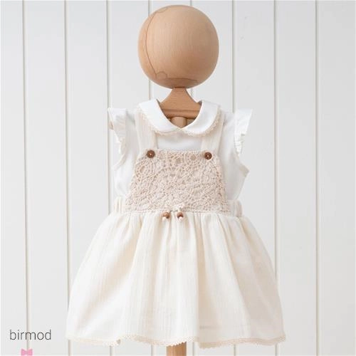 پیراهنی جلو گیپور پشت بندی مای میو 3901 اورجینال ترکیه