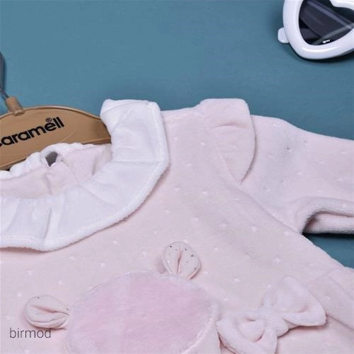 پیراهنی مخمل کارامل اورجینال ترکیه