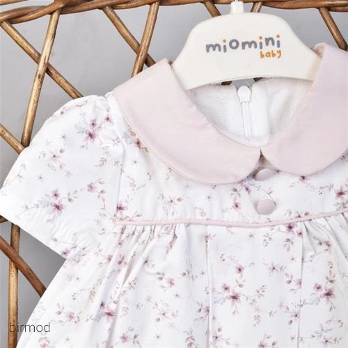 پیراهنی گل گلی یقه ب ب میومینی 4306 اورجینال ترکیه