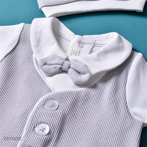 سرهم مدل جلیقه نخ پنبه پاپیون و کلاه دار 12732