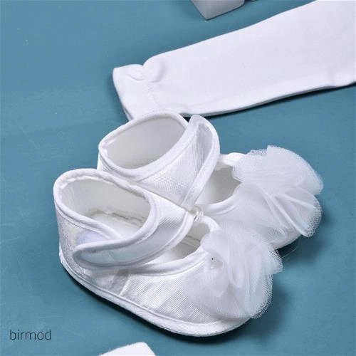 ست مجلسی پنج تیکه پیراهنی نوزادی دانتل اورجینال کارامل ترکیه