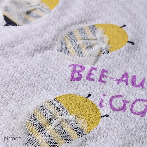 دو تیکه دخترانه طرح زنبور اورجینال ایگی ترکیه 5167