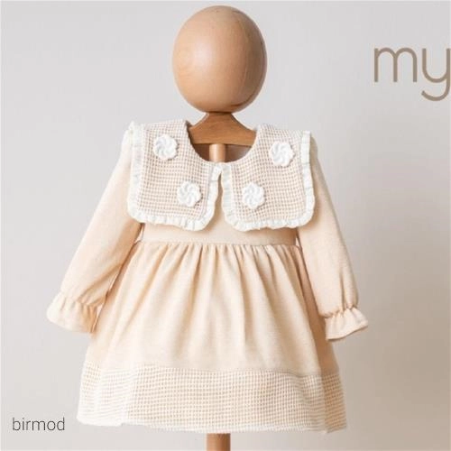 پیراهنی یقه ملوانی گلدار مای میو 4111 اورجینال ترکیه