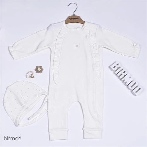 سرهم بیسگوئیتی چین دار دخترانه کارامل اورجینال ترکیه