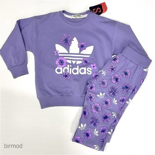 بلوز شلوار راحتی دخترانه سیزن طرح آدیداس