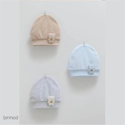 کلاه مخملی طرح خرس کارامل اورجینال ترکیه