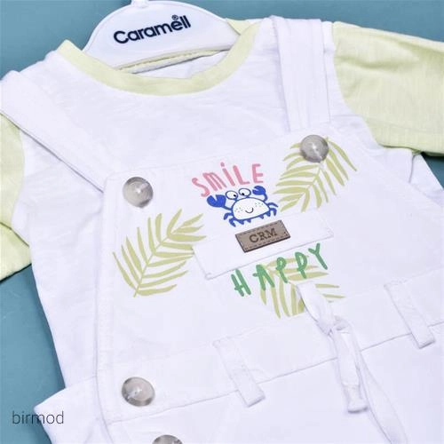 رمپر ساسبندی دوتیکه طرح smile اورجینال کارامل ترکیه