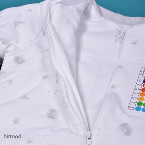 کاپشن سرهمی ضخیم طرح ماه و ستاره کارامل اورجینال ترکیه