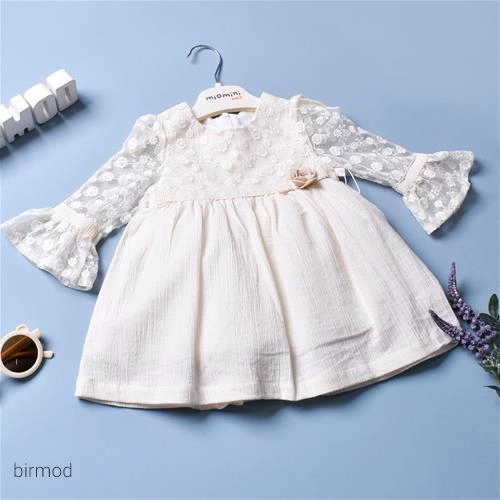 پیراهنی توری جلو سینه گلدار میومینی 4256 اورجینال ترکیه